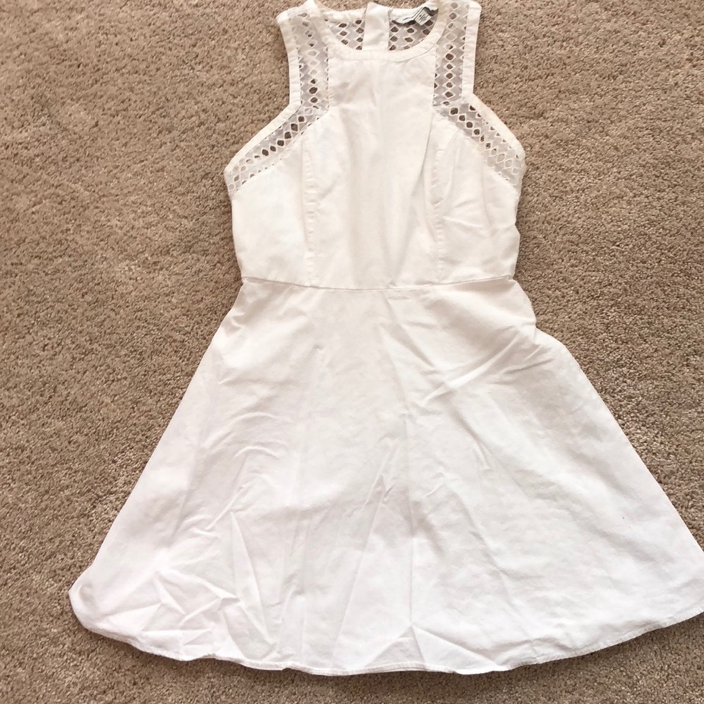 white summer dress